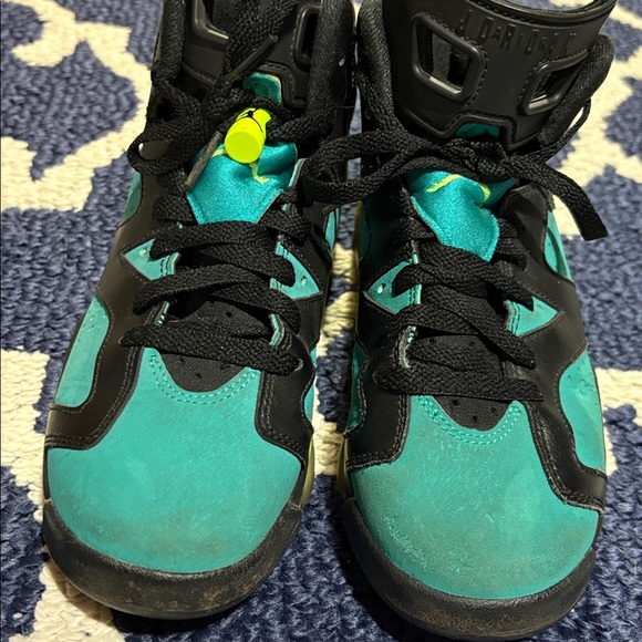 Nike Air Jordan 6 Retro Turbo Green/Volt Sneakers - Picture 2 of 9